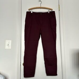 Loft Maroon Pants